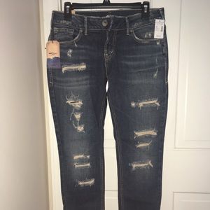NWT Silver Jeans Suki Skinny Jeans W 28 L 31